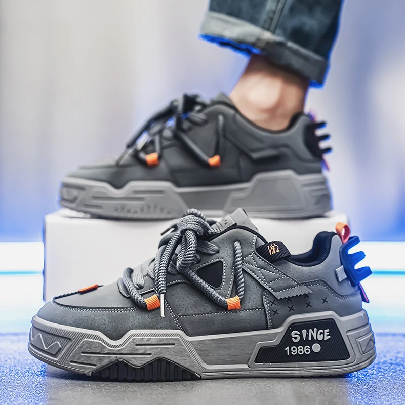 кроссовки мужские 2024 осень-зима низкие Повседневные Дышащие Трендовые туфли для