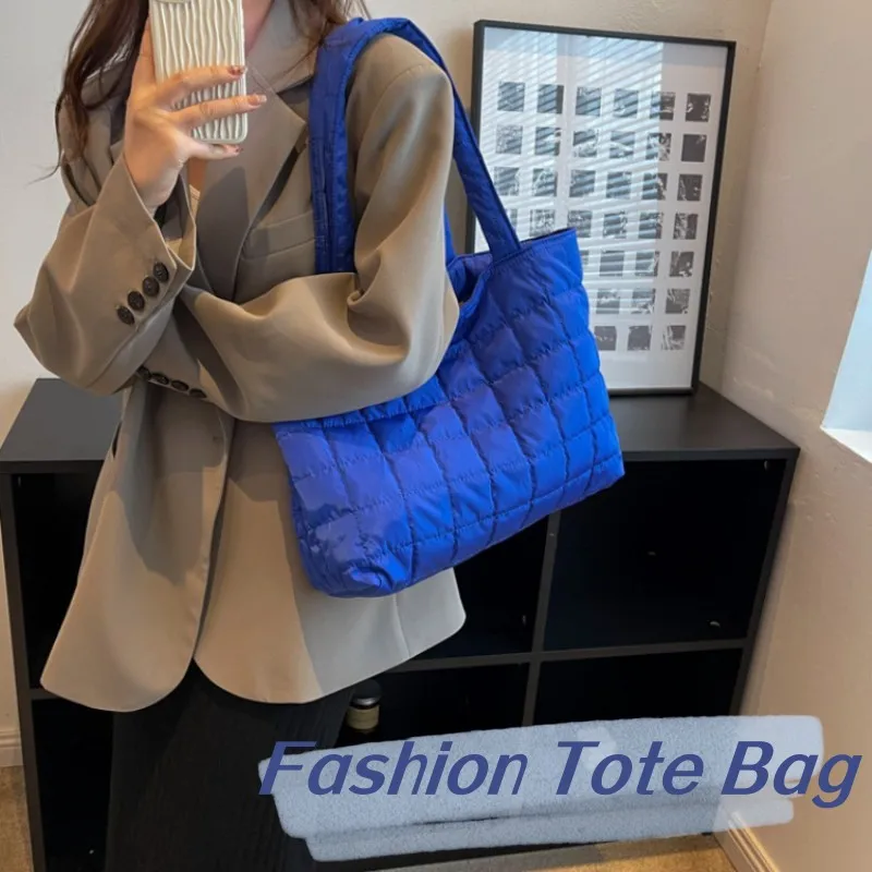 

New Fashion Large Capacity Shoulder Bag Women Winter Casual Commuter Armpit Bag Simple Solid Color Shoulder Tote Bag for Ladies
