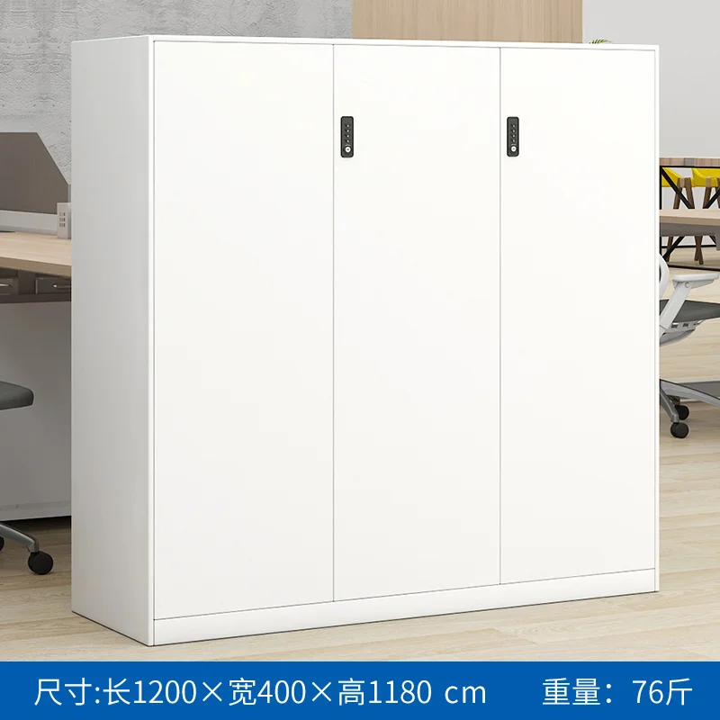 

IRON File Cabinet Office Table-Side Cabinet Data Cabinet Machine Combination Locks Steel Locker Certificate File