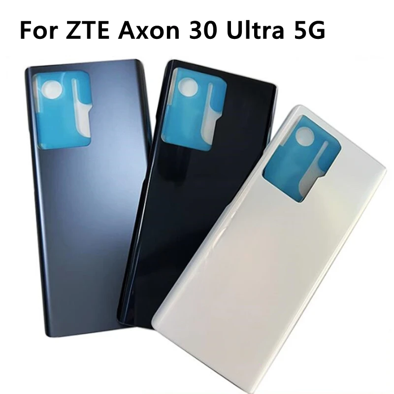 

New Back Glass For ZTE Axon 30 Ultra 5G Back Battery Cover Housing Door A2022P Back Cover A2022PG Rear Case Replace
