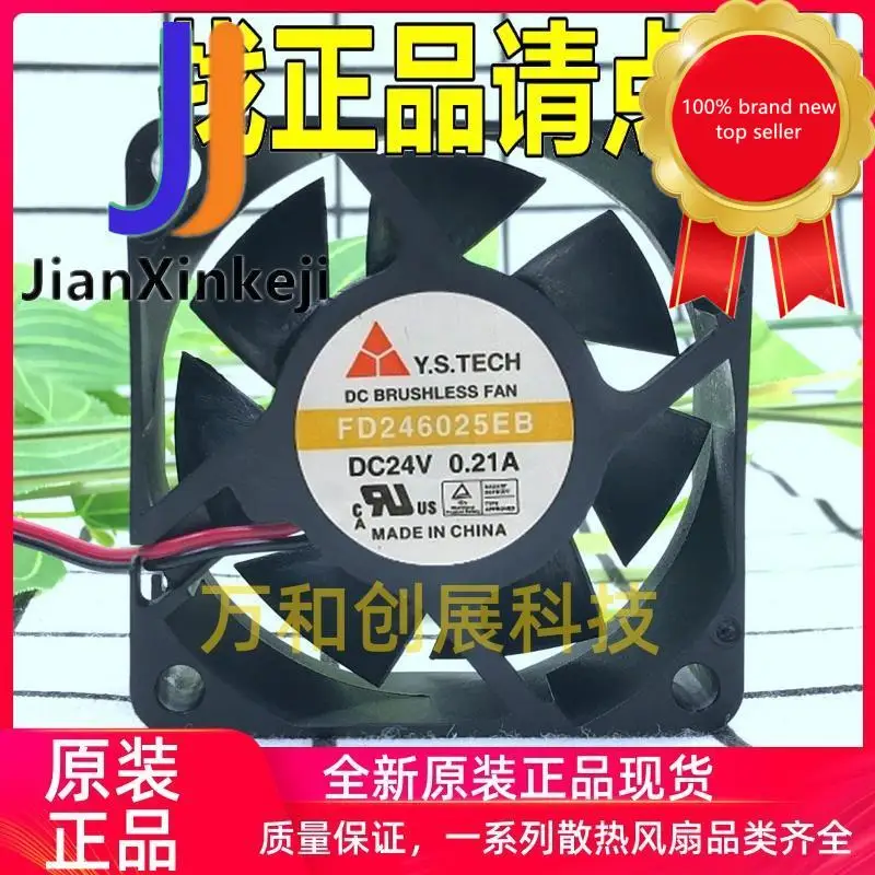 1pcs100% orginal new .TECH FD246025EB HB 6 cm 6025 24V industrial computer inverter cooling fan