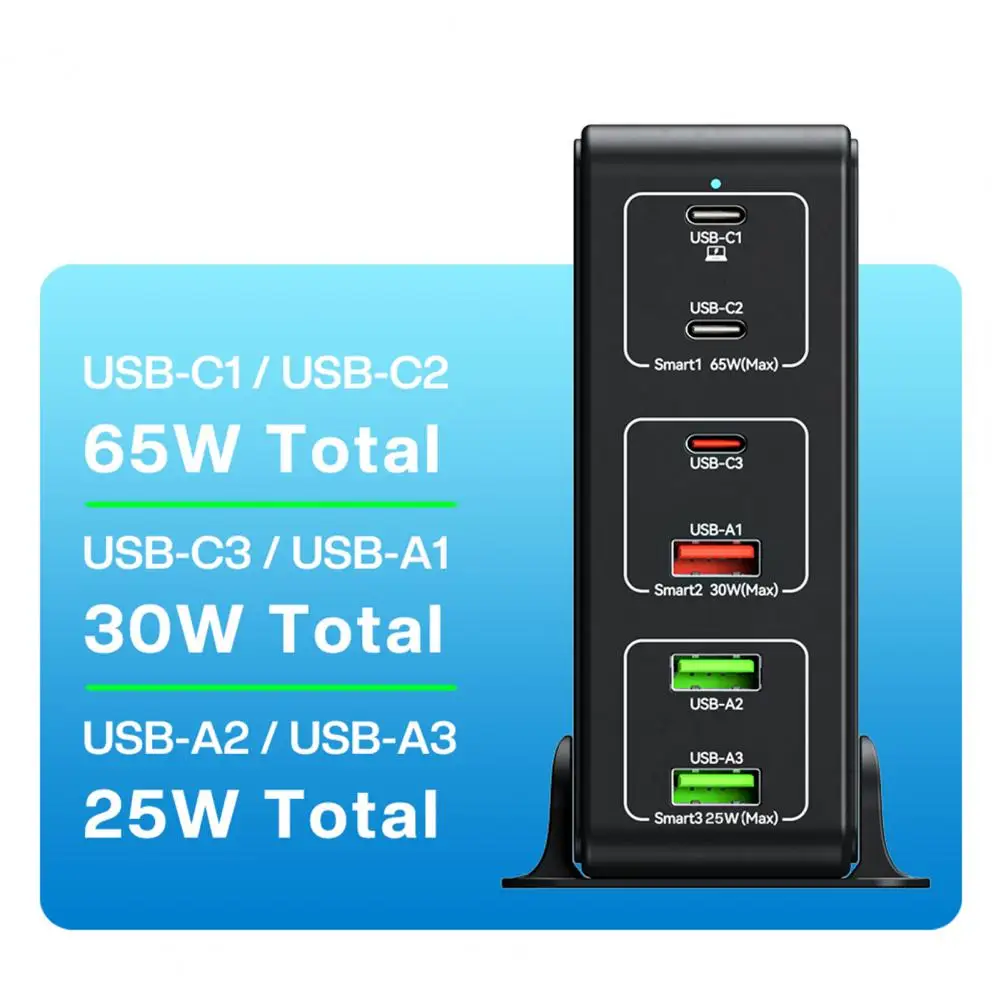 

Desktop Charging Station Efficient 6-port Usb Charging Station for Multiple Devices Universal Compatibility for Office