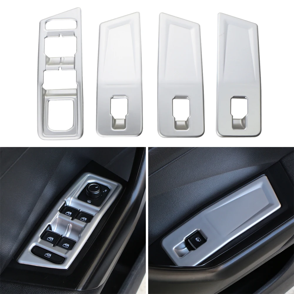 

Auto Car Interior Door Panel Window Switch Control Panel Bezel Trim for VW Volkswagen T-ROC TROC 2018-2022