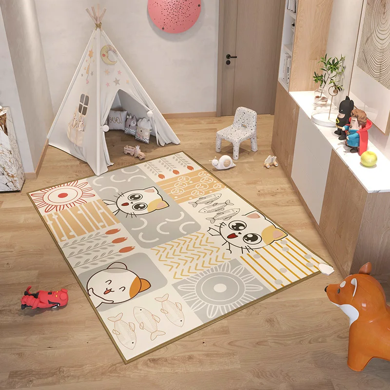 

Crystal Carbon Floor Mat Household Children's Crawling Cartoon Graphene Electric Carpet Living Room Heating Geothermal