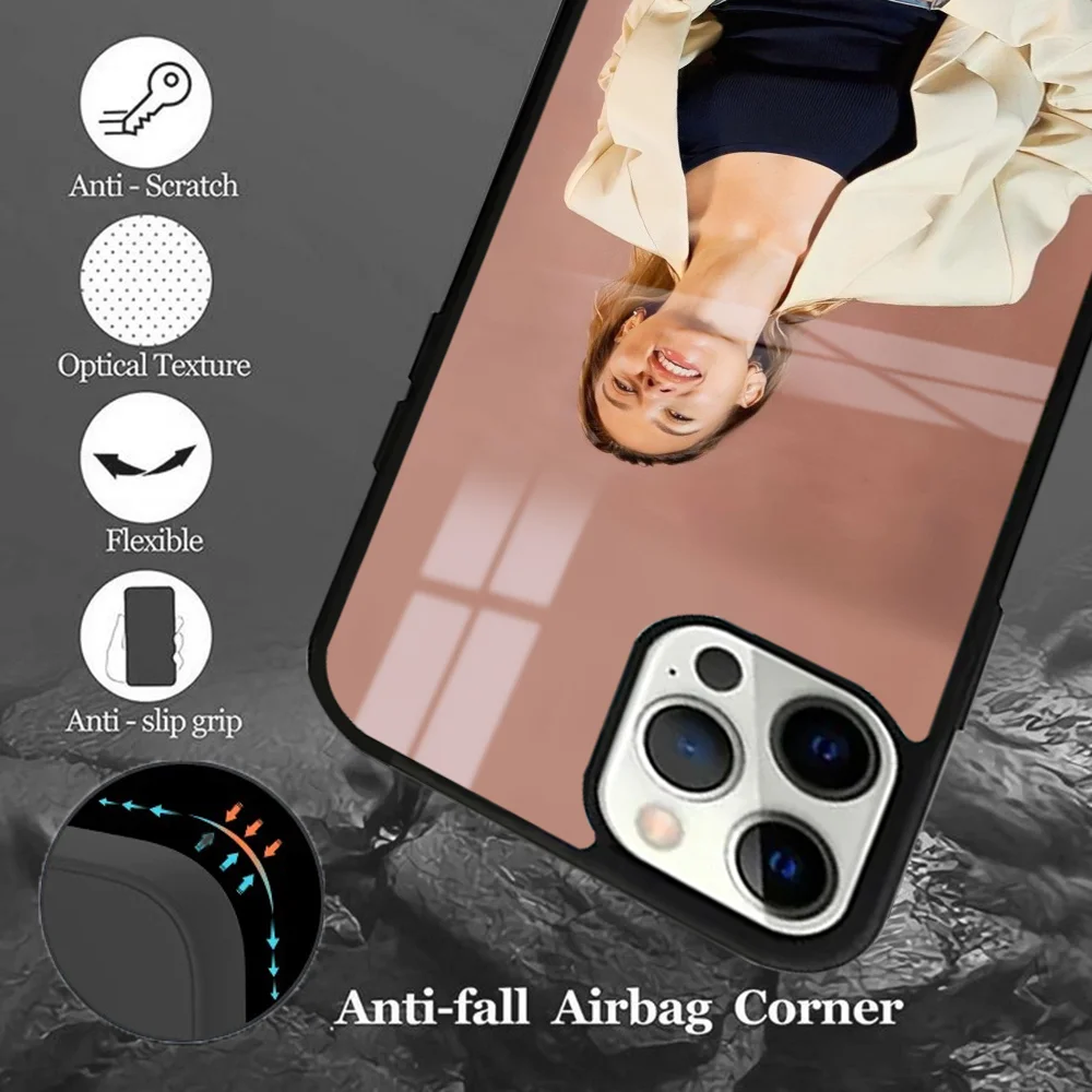 S-Scarlett J-Johansson-S Чехол для телефона IPhone 16 15 14 13 12 11 Pro Max Plus Mini Magsafe Mirror беспроводной