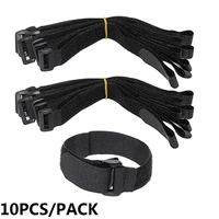 reusable fastening bike tie nylon hook loop durable multil purpose self adhesive high quality strap cable ties