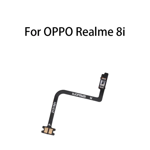 Кнопка включения и выключения питания гибкий кабель для OPPO Realme 8i / RMX3151