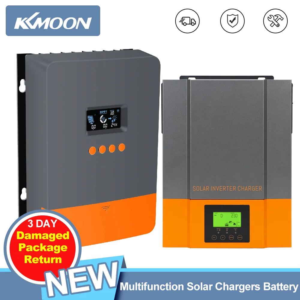 

MPPT 2 Models Solar 60A 4-Stages Recharger Controller 12/24/36/48V Automatic Detect LCD Display with Blacklight Regulator 190VDC