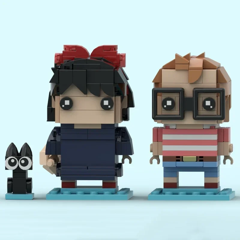 293 детали MOC: Конструктор «Кики, Томбо, Джиджи» по мотивам студии Ghibli. Сборная модель, идея для подарка на фестиваль, игрушка на день рождения. (art.: 3920db4c18542) - 3920db4c18542