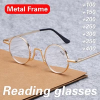 womens retro anti blue light reading glasses metal frame presbyopia classic eyewear for elderly glasses for men %d0%be%d1%87%d0%ba%d0%b8 glases