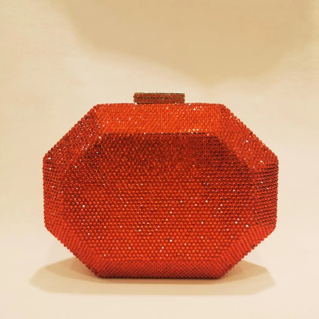 

10 Colors Women Orange Stones Evening Bags Female Clutches Bag For Wedding Gala Dinner Rhinestone Minaudiere Purses and Handbags