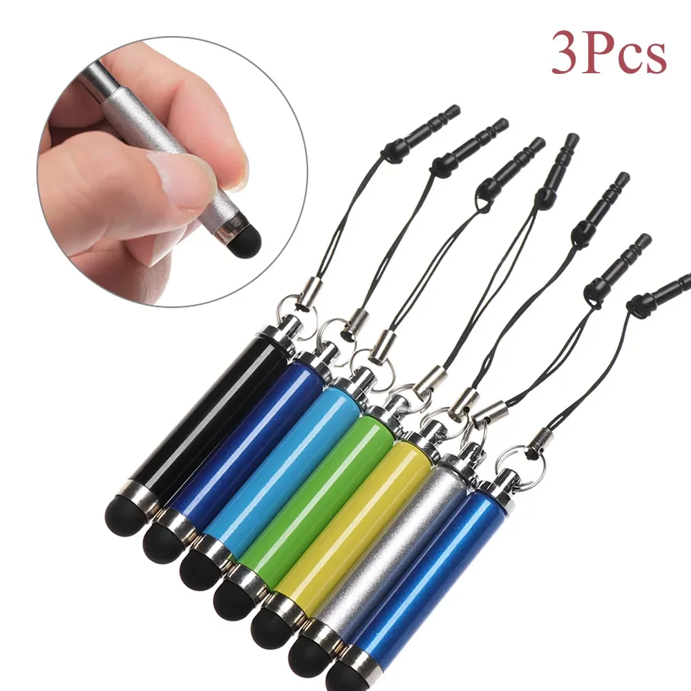 

3Pcs Universal mini Capacitive Pen Retractable Screen Stylus Touch Pen for iPad iPhone PC Mobile phone