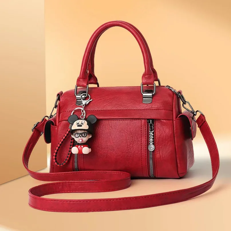 Женские сумки через плечо из искусственной кожи вместительные сумки-тоуты