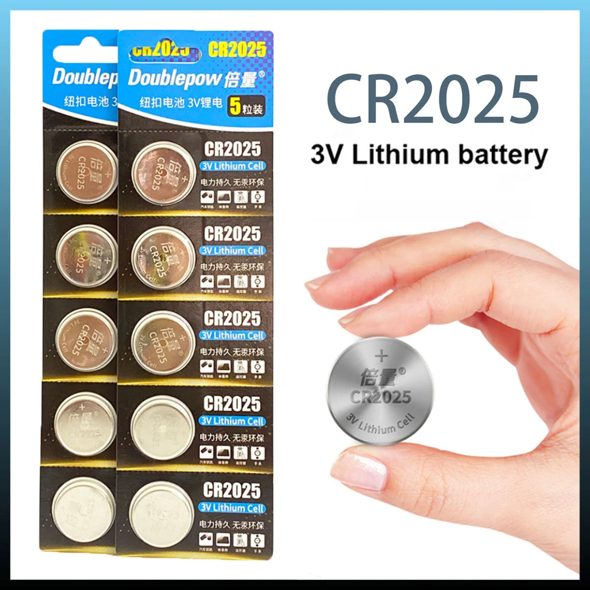 

CR2025 Button 3V Lithium Battery Original 30pcs CR 2025 button cell For Watch Toys Remote Control Calculator button cell cr2025