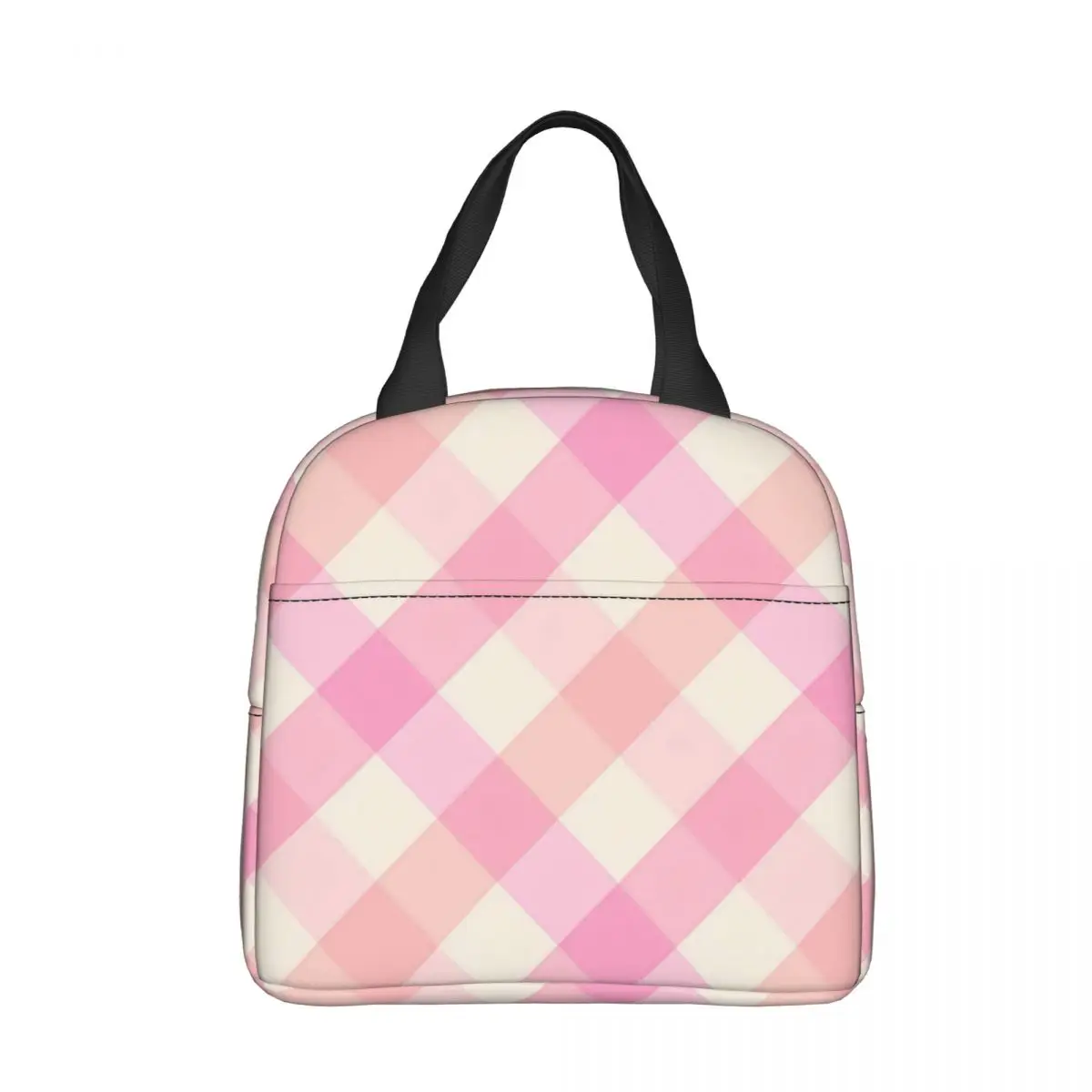 Lunch Box Lattice Mountaineering Thermal Insulation Portable Food Bag