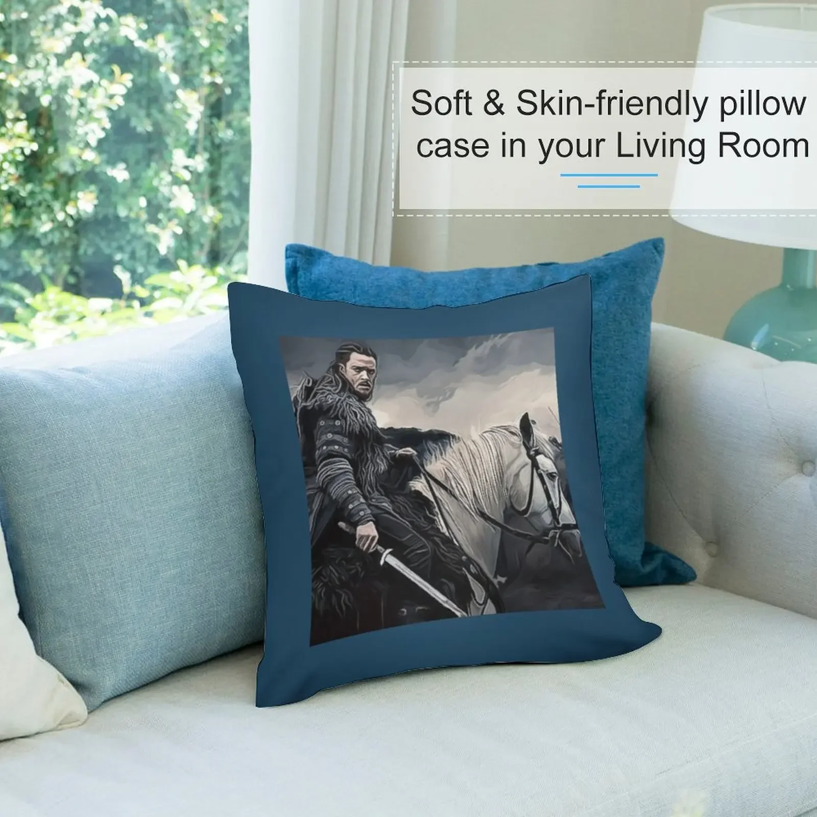 Последнее королевство Утред из Беббанбурга катание его лошади - искусство