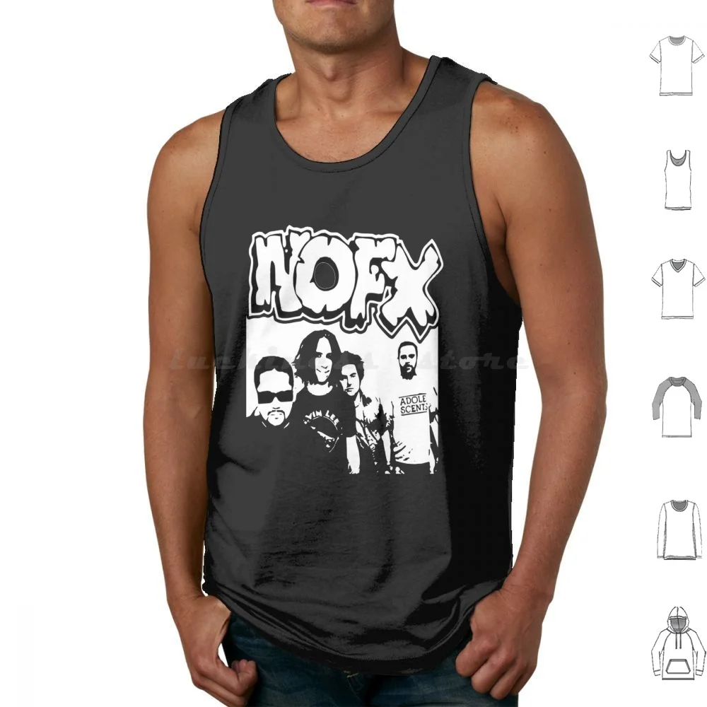 Топ Nofx с логотипом Essential жилет без рукавов Band Leptop Skin Galaxy Mouse Stuff Shop