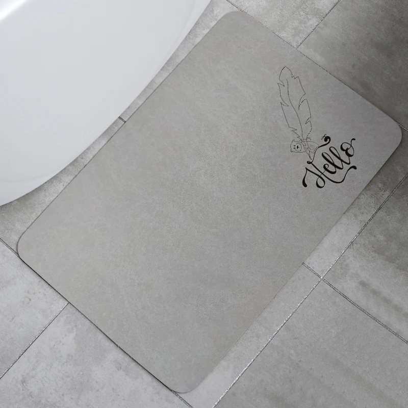 

Diatom Mud Cushion Water Absorption Quick Drying Pad Toilet Door Floor Pad Bathroom Toilet Diatomite Anti-skid Bathroom Foot Pad