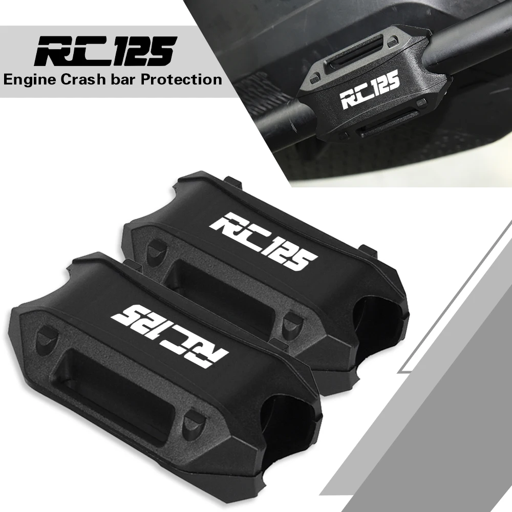 

Motorcycle 25mm Engine Crash bar Protection Bumper Decorative Guard Block FOR RC 125 rc125 plastic 2011 2012 2013 2014 2015 2016