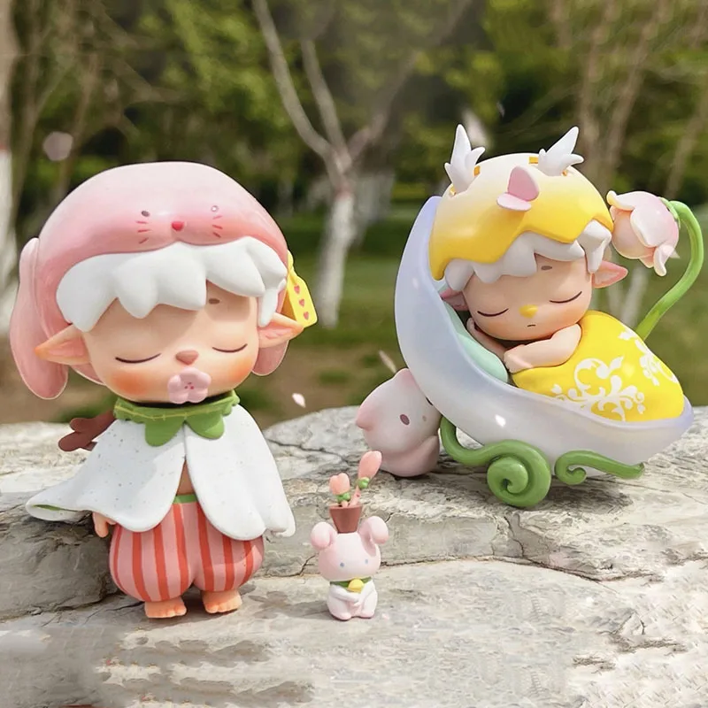 

Cartoon Mimi Peach Blossom Season Series Cute Mimi Figures Collection Action Figure Dolls Toys Decoration Children Gifts