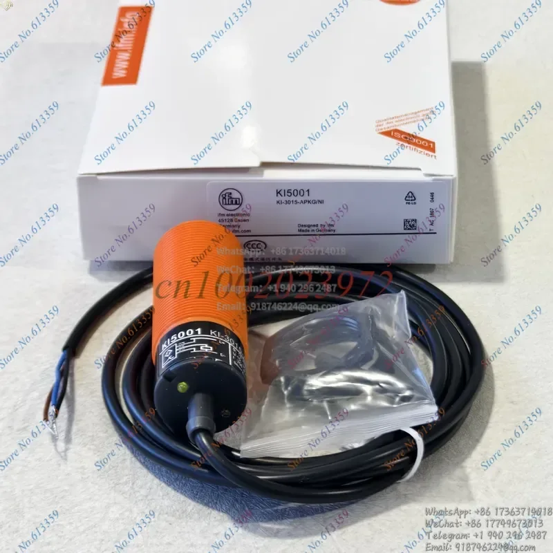 Фото Емкостный датчик приближения KI5001 PNP NC M30 10-36VDC, новый, высокого качества №3