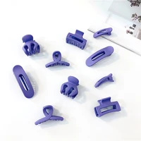 2pcs purple retro style hair claws clip for women girls small size hair clips hairpin fashion hair accessories hair styling tool