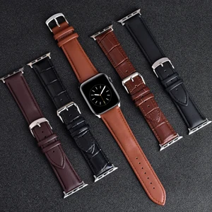 Bracelet Belt Genuine Leather Band for Apple Watch 42MM 38MM 44MM 40MM 41MM 45MM 49 Strap for iWatch 8 7 6 SE 5 4 3 Wristband