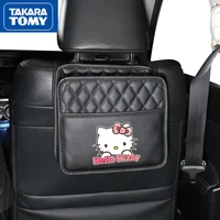 takara tomy hello kitty pikachu car seat back storage hanging bag cartoon car net pocket multifunctional car storage bag