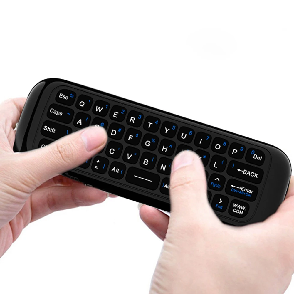 W1 PRO Air Mouse Voice Control 2.4G Wireless Keyboard 2 in 1 Rechargeable Remote Control IR Learning for Smart TV Android TV Box images - 6