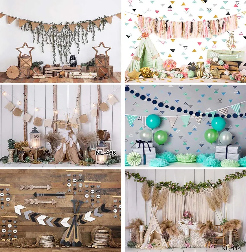 

Добро пожаловать в богемный цветочный воздушный шар дикий один Баша вечерние НКА пользовательский фото фон виниловые фотографии фоны