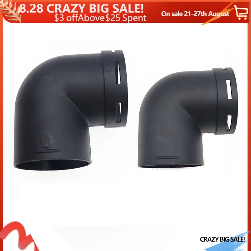 

60/75mm Plastic L-Shaped Air Pipe Elbow Outlet Connector For Webasto Eberspaecher Diesel Parking Car Heater Accessories