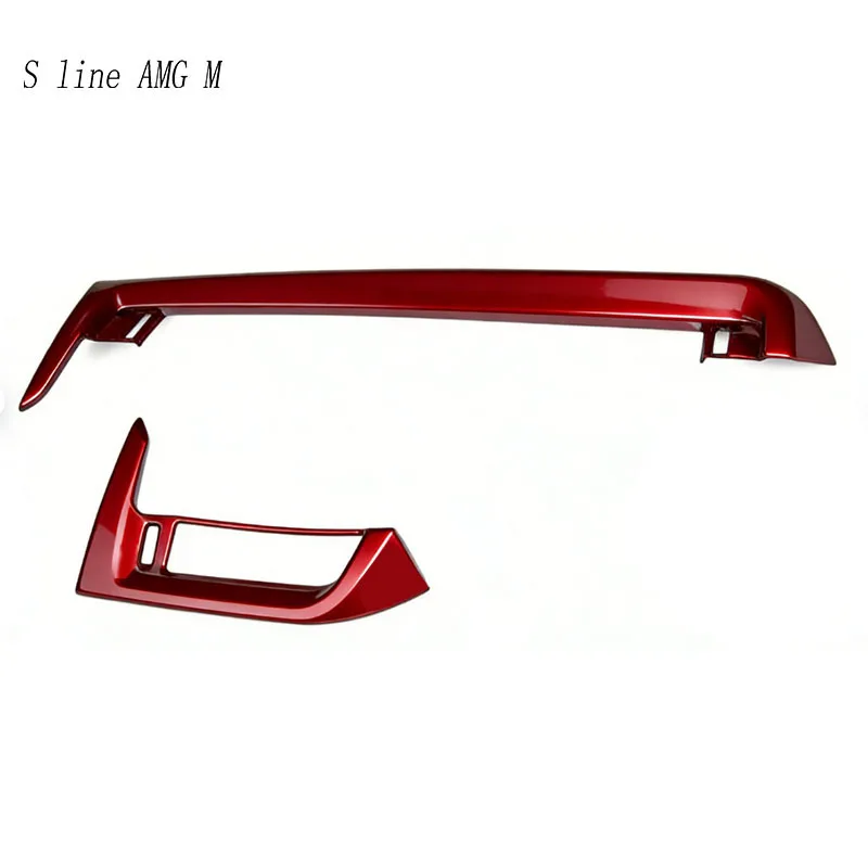 Фото Для BMW X1 iX1 U11 X2 iX2 U10 2023-2025 Автомобильная центральная консоль, подлокотник, дверной замок, приборная панель, рамка для выпуска воздуха переменного тока, наклейка, отделка №4
