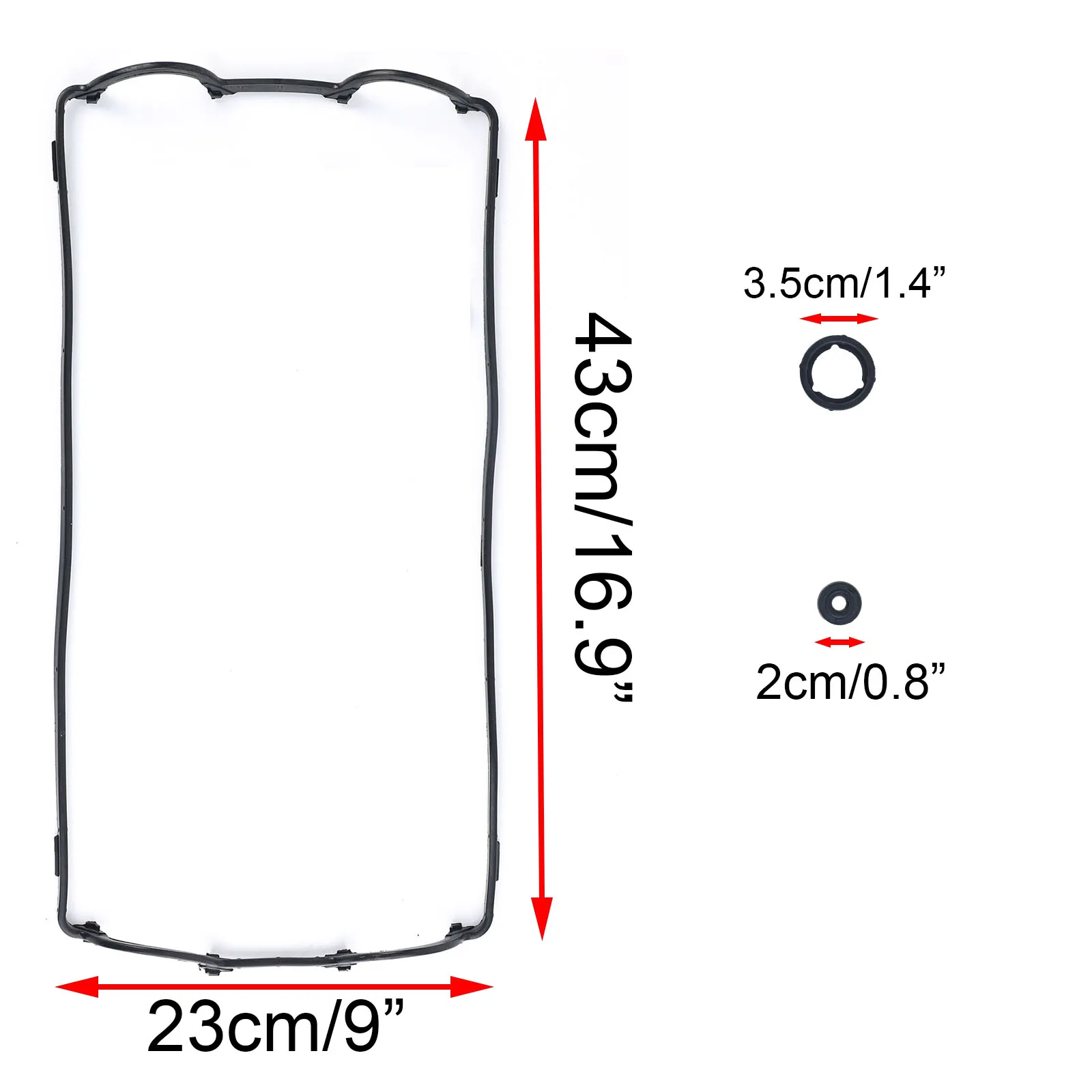 12 шт. комплект прокладок крышки клапана двигателя автомобиля аксессуары для Honda