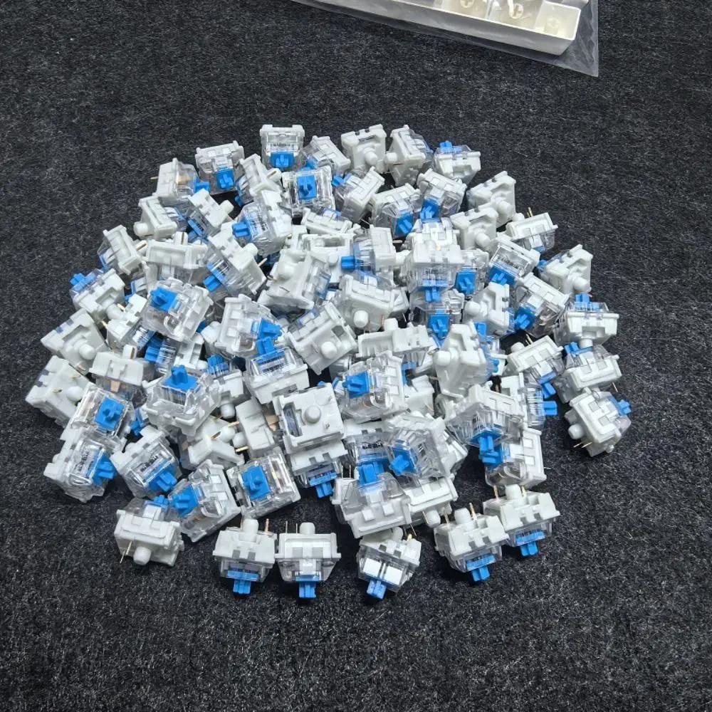 Фото 20 шт. пластиковых механических переключателей для клавиатуры, пылезащитные тактильные кнопки, бесшумные переключатели, запасные части №4