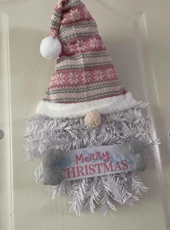 

Очаровательная Рождественская ткань, голова гнома, домашняя атмосфера, подвесные украшения, придающие причудливый Шарм к омеле, украшение, кристалл