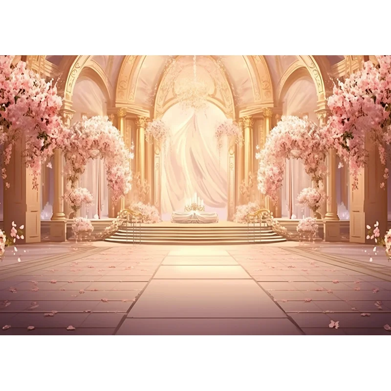 Фон для фотосъемки с цветочным принтом