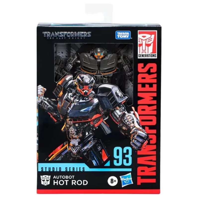 Фото Новые фигурки-роботы Hasbro Transformers Studio Series SS-93 Class D Hot Rod, аниме-модели, коллекционные игрушки, подарки для хобби №3