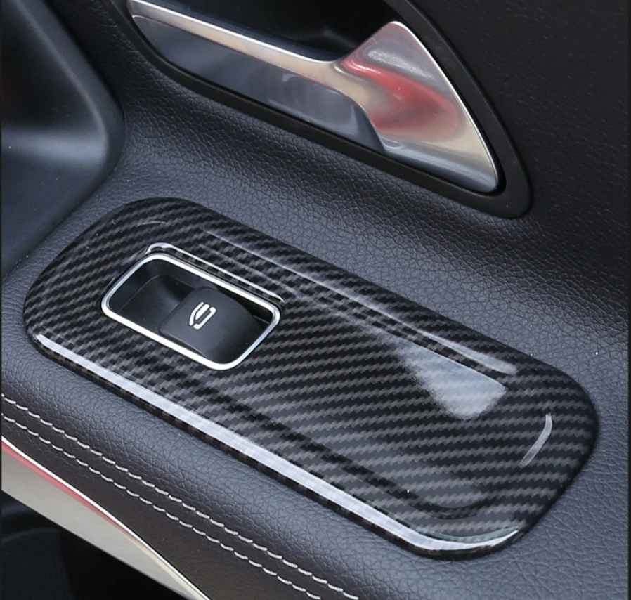 

Door Armrest Glass Lift Switch Button Cover Trim For Mercedes Benz A Class A180 A200 A220 2019 - 2022 Interior Accessories