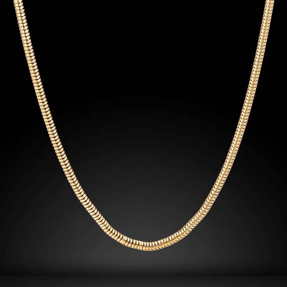 

Men's Fashion Classic Luxury Golden Necklace Curb Chain Thick Link (XL0017-J-M)
