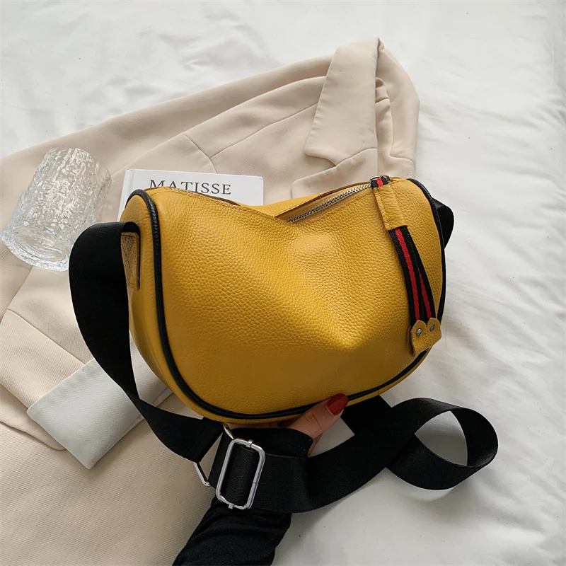 2023 Handbags Women Bags Designer Messenger Bags Genuine Leather Female Shoulder Bags Saddle Bag  Ladies Luxury Handbag Black