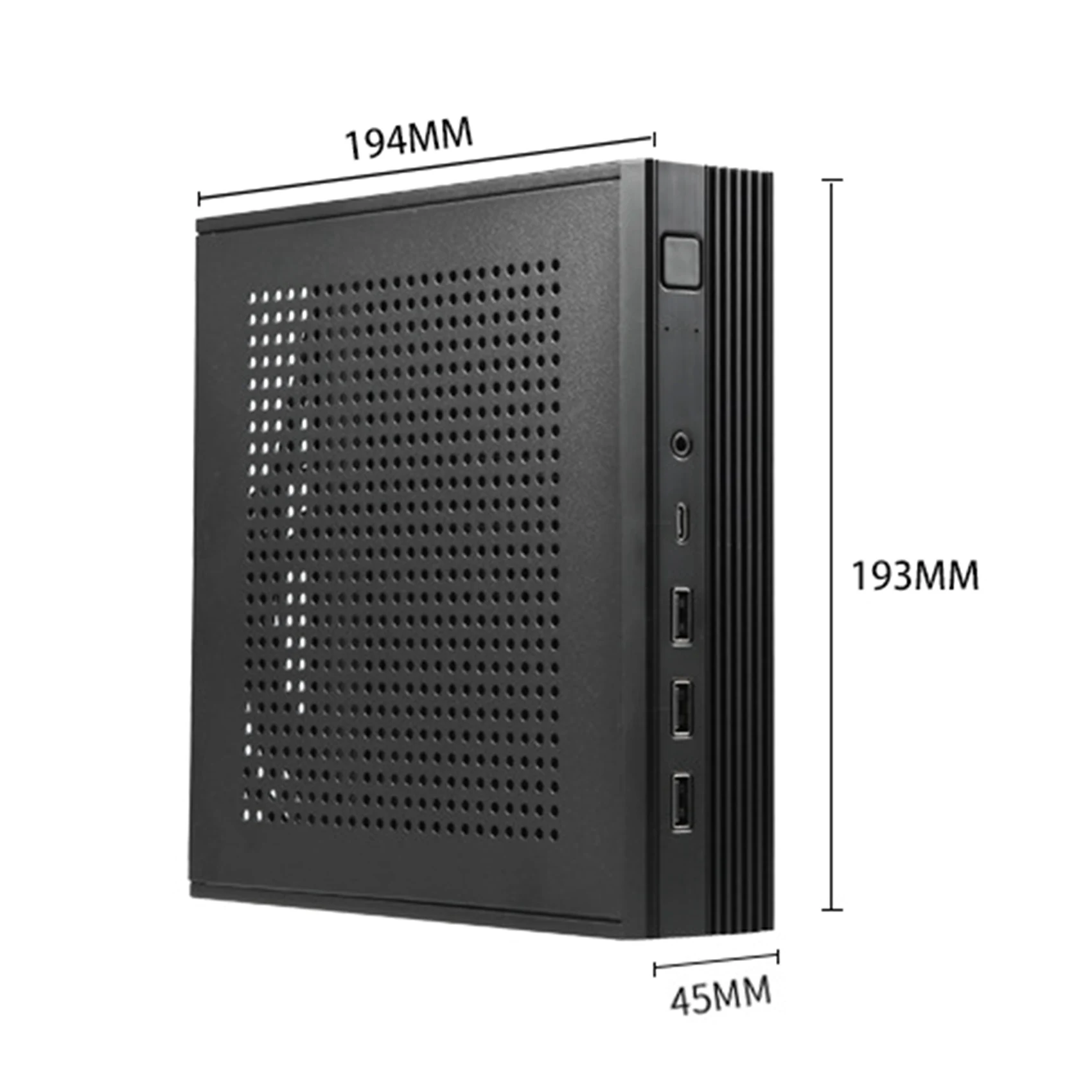 Фото Корпус для настольного мини-ПК ABZL TX06 Mini ITX, игровой компьютерный корпус, HTPC-корпус для ультратонких материнских плат MI №2