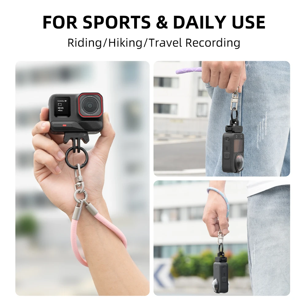 Ремешок Flymile для DJI OSMO Pocket 3Osmo 360Action 5 ProInsta360 X5 для iPhone, ремешок на руку, аксессуары против потери (art.: 3920d32d57e2e) - 3920d32d57e2e