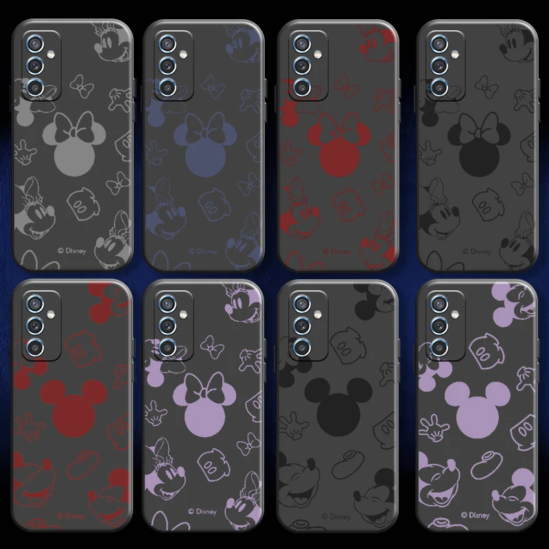 

Bandai Mickey And Minnie Mouse For Xiaomi Redmi 10 Note 9 10 Pro 5G 9T 10S Phone Case Coque Funda Liquid Silicon Soft Carcasa