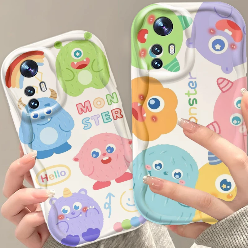 Чехол для телефона с изображением персонажей мультфильмов Monster Power Company Xiaomi Mi 14 12