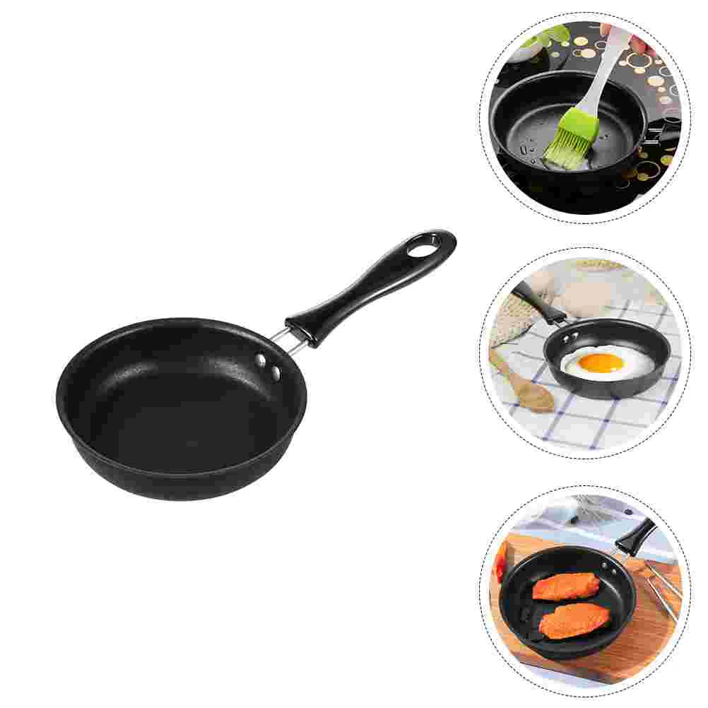 

2 Pcs Miniature Skillet Eggs Cooker Mini Pancake Pan Nonstick Cookware Omelet Pan Egg Plate Mini Frying Pan Camping
