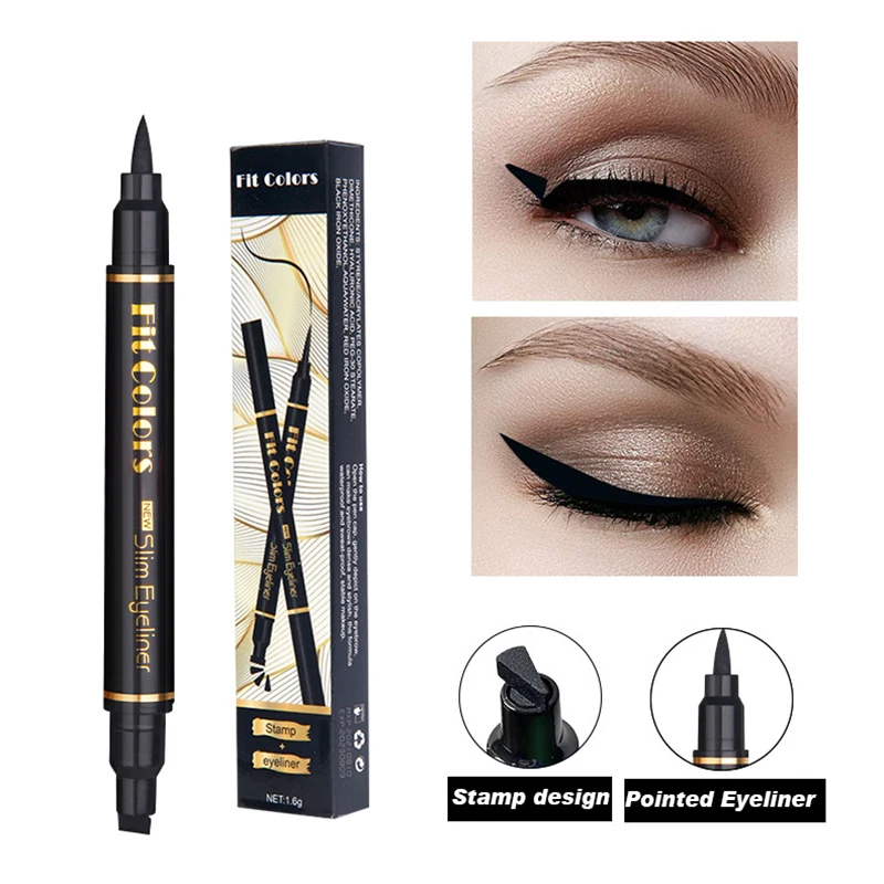 

Двухсторонняя подводка для глаз жидкий карандаш водостойкая стойкая поддержка тату треугольная подводка для глаз инструмент для макияжа г...