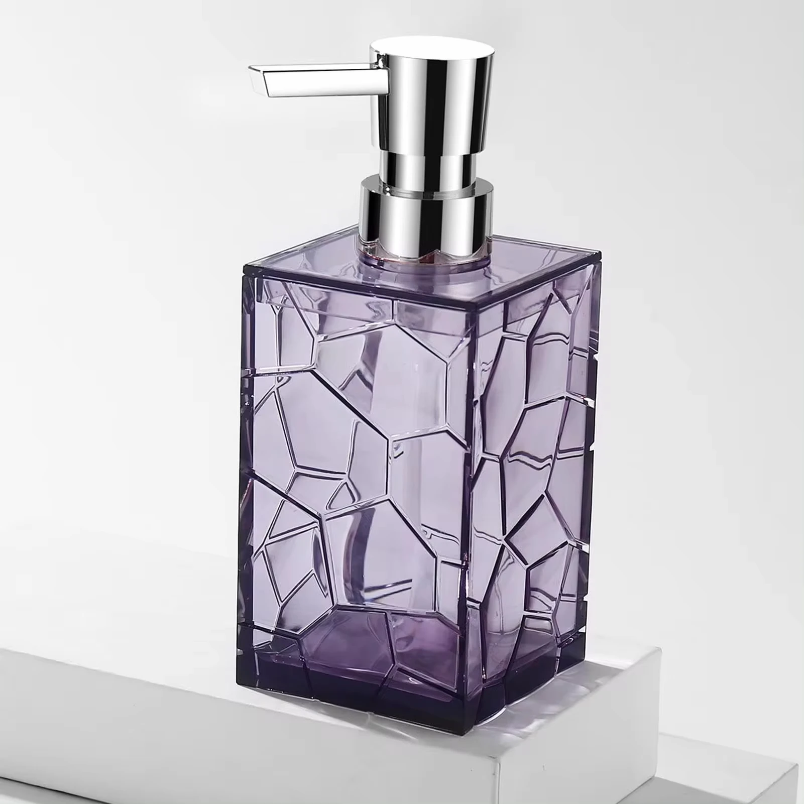 Диспенсер для мыла прозрачный акриловый зеркальный диспенсер ванной комнаты