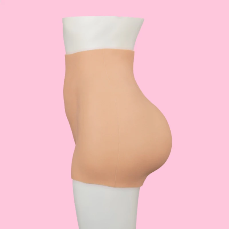 3.1cm Thickened Hip Silicone Shaping Pants Open-crotch Trousers Fake Hip Increase Lift Hip Seamless Pants Silicone Underpants