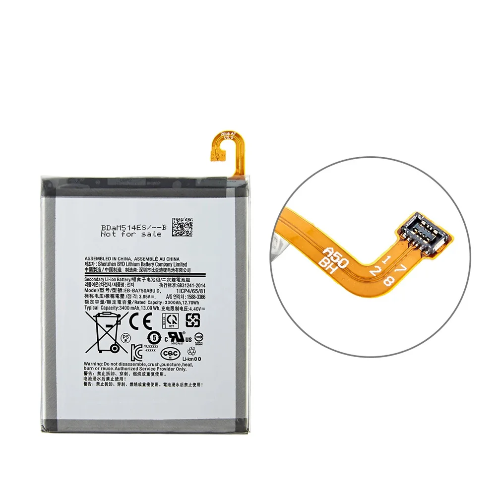 Фото Оригинальный аккумулятор для EB-BA750ABU 3300 мАч для Samsung Galaxy A7 2018, версия SM-A730x A730x SM-A750F A10, аккумулятор + инструменты №2