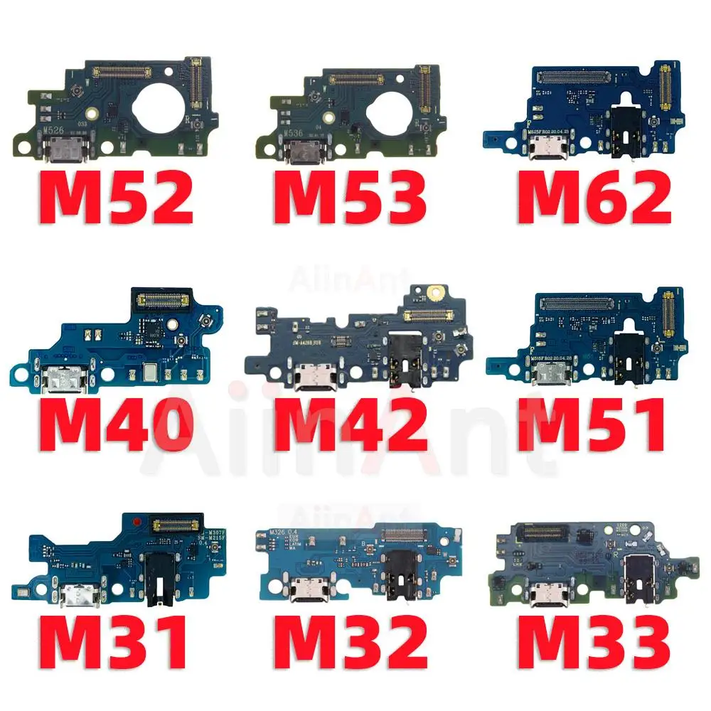 

Original Dock USB Date Quick Charger Board Charging Flex Cable For Samsung Galaxy M30s M31 M31s M40 M42 M51 M52 M53 M62 4G 5G